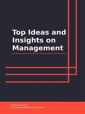 cover image of Top Ideas and Insights on Management